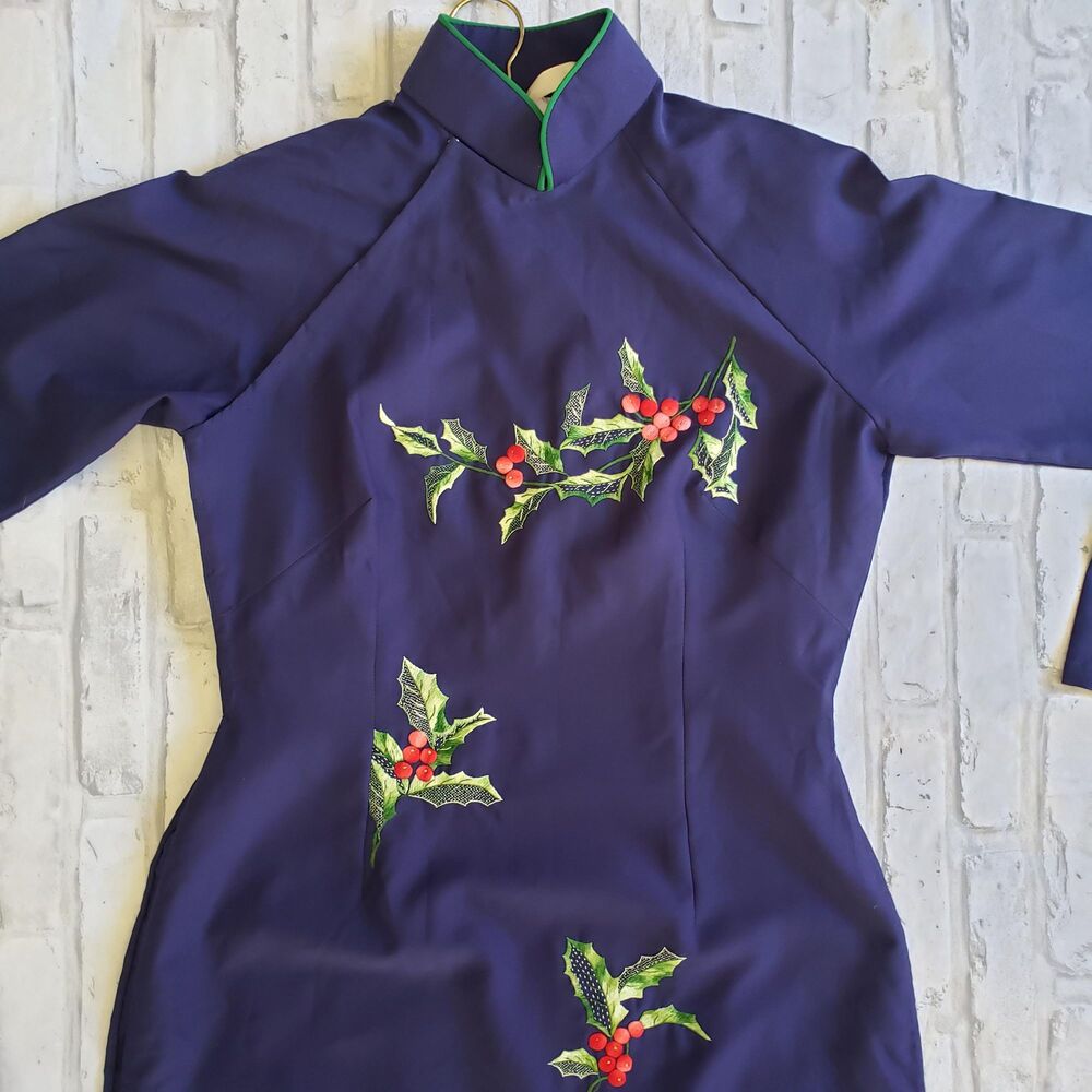 Oriental Vintage Embroidered Long Sleeve Blouse